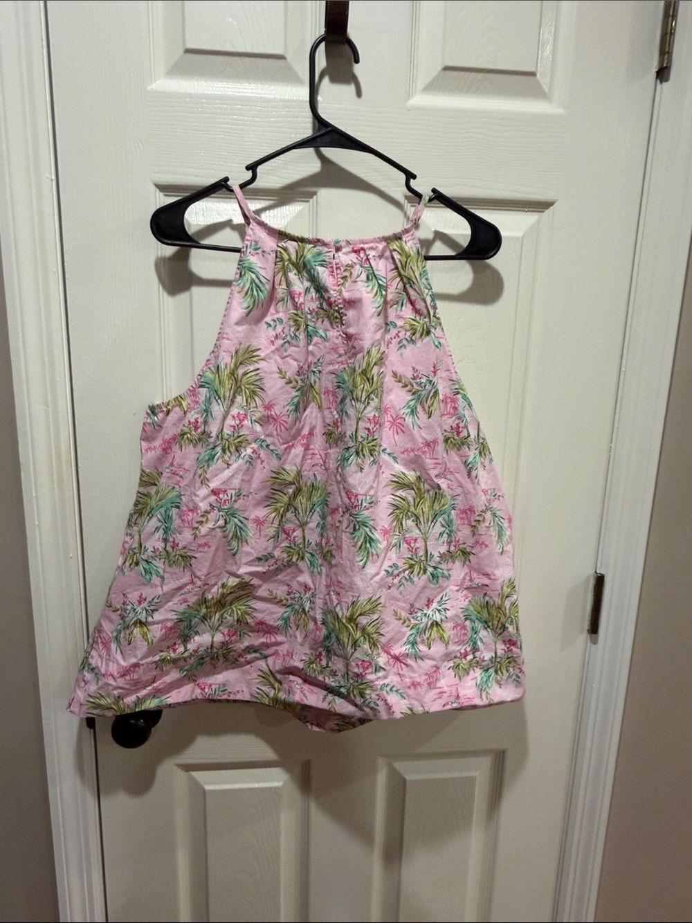 Ladies Pink Tropical crown and ivy top like new XL - Picture 3 of 3